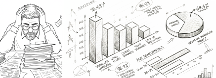 ManagXpert motion design case study — challenge analysis and initial concept sketches